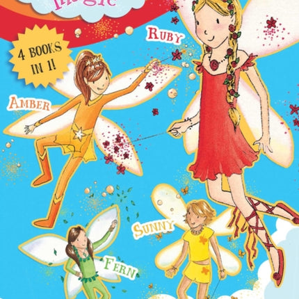 Rainbow Magic Rainbow Fairies: Books #1-4: Ruby the Red Fairy, Amber the Orange Fairy, Sunny the Yellow Fairy, Fern the Green Fairy