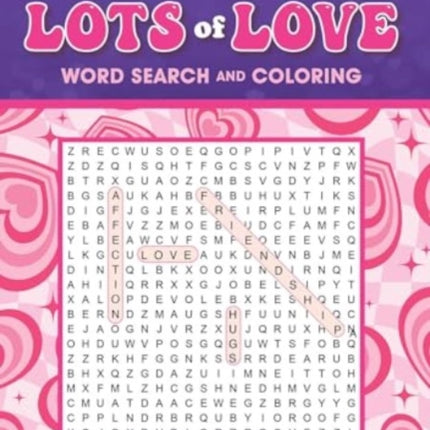 Lots of Love Word Search and Coloring