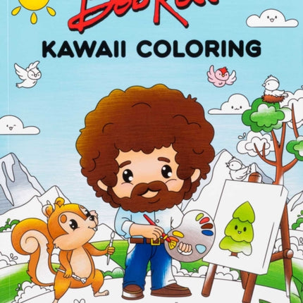 Bob Ross Kawaii Coloring