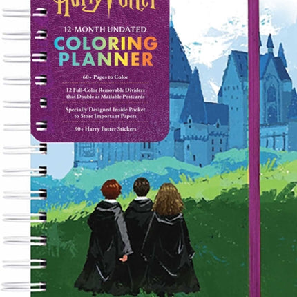 Harry Potter 12Month Undated Coloring Planner