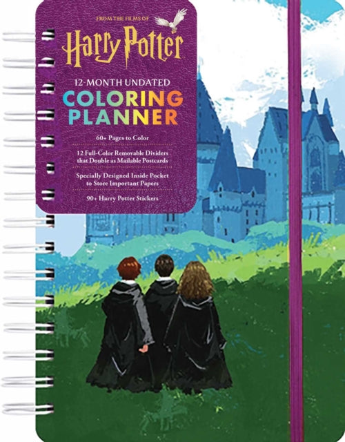 Harry Potter 12Month Undated Coloring Planner