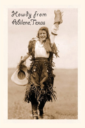 Vintage Journal Howdy from Abilene, Texas