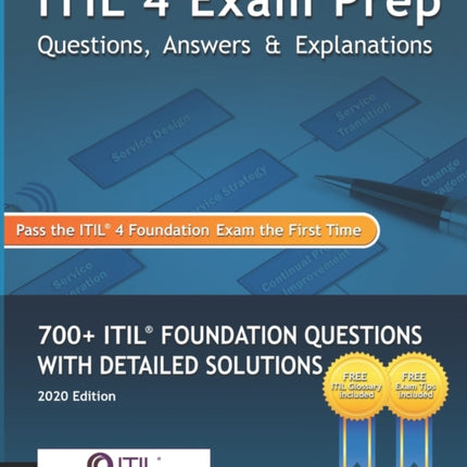 ITIL 4 Exam Prep Questions, Answers & Explanations: 700+ ITIL Foundation Questions with Detailed Solutions
