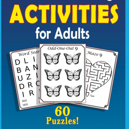 Fun and Relaxing Activities for Adults: Puzzles for People with Dementia [Large-Print]