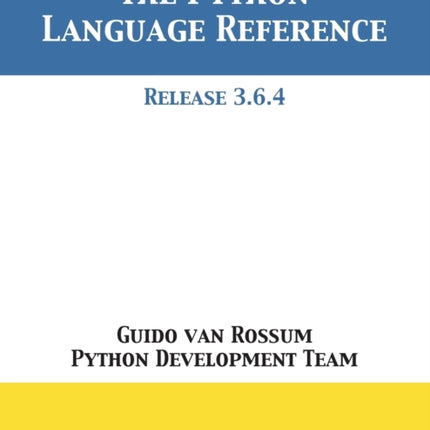The Python Language Reference: Release 3.6.4