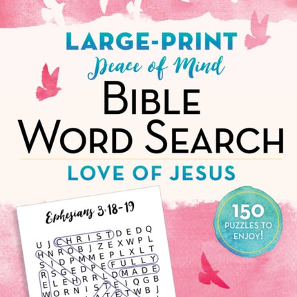 Peace of Mind Bible Word Search Love of Jesus