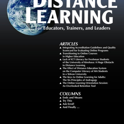 Distance Learning Magazine, Volume 12, Issue 4,