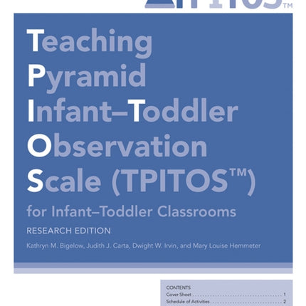 Teaching Pyramid Infant-Toddler Observation Scale
