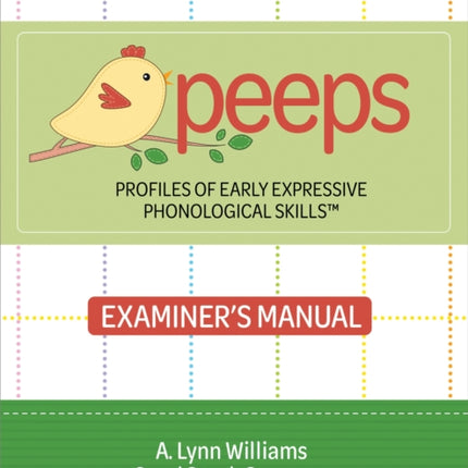 Profiles of Early Expressive Phonological Skills