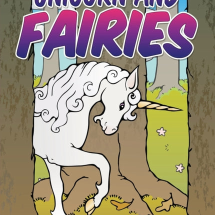 Unicorn and Fairies Coloring Pages: Kids Colouring Books