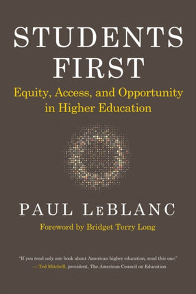 Students First: Equity, Access, and Opportunity in Higher Education