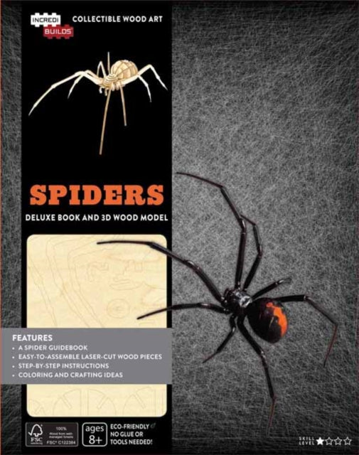 IncrediBuilds: Spiders Deluxe Book and Model Set