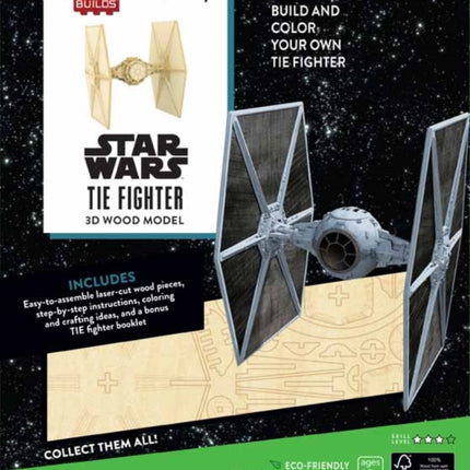 IncrediBuilds: Star Wars: Tie Fighter 3D Wood Model