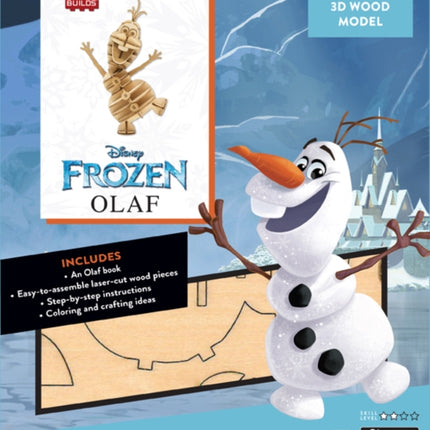 IncrediBuilds: Disney Frozen: Olaf 3D Wood Model and Book