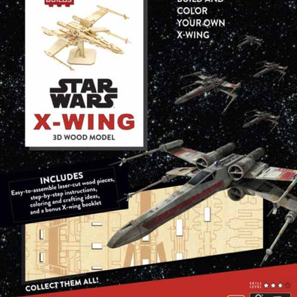 IncrediBuilds: Star Wars: X-Wing 3D Wood Model