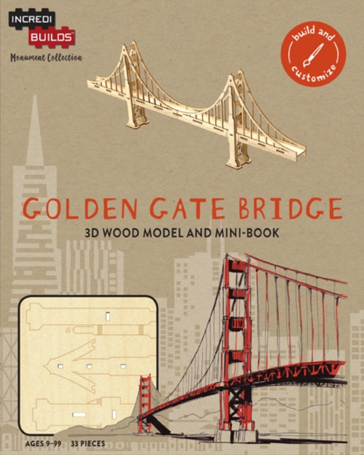 IncrediBuilds Monument Collection: Golden Gate Bridge