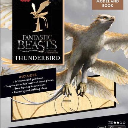 IncrediBuilds: Fantastic Beasts and Where to Find Them: Thunderbird Book and 3D Wool Model