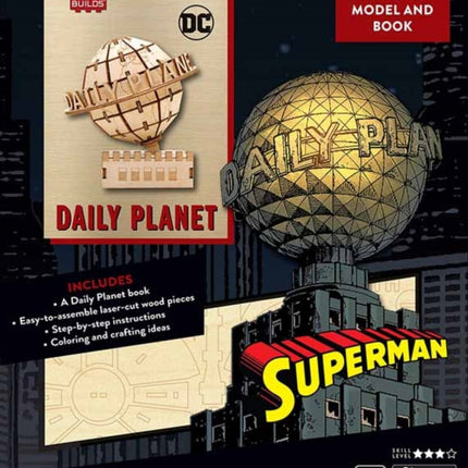 IncrediBuilds: DC Comics: Superman: Daily Planet 3D Wood Model and Book