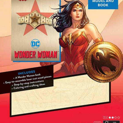 IncrediBuilds: DC Comics: Wonder Woman 3D Wood Model and Book