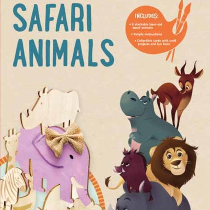 IncrediBuilds Jr.: Stackables: Safari Animals