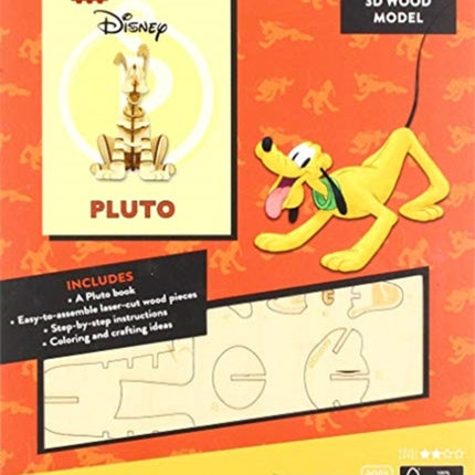 IncrediBuilds: Disney: Pluto Book and 3D Wood Model