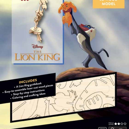 IncrediBuilds: Disney's The Lion King Book and 3D Wood Model: Exploring the Pride Lands