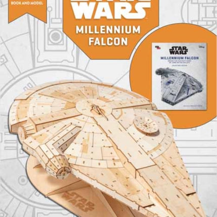 IncrediBuilds: Millennium Falcon: Collector's Edition Book and Model