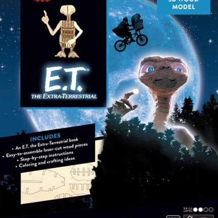 IncrediBuilds: E.T. the Extra-Terrestrial Book and 3D Wood Model