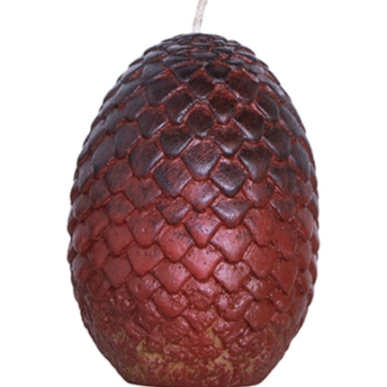 Game of Thrones Sculpted Dragon Egg Candle: Red