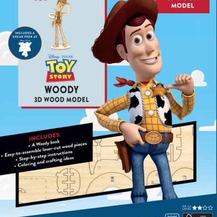 IncrediBuilds Toy Story: Woody Book and 3D Wood Model