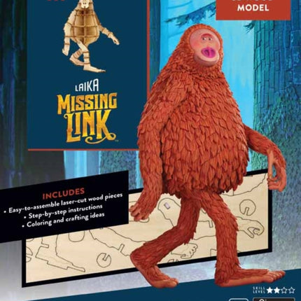 IncrediBuilds: LAIKA: Missing Link 3D Wood Model