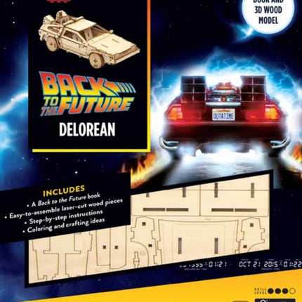 IncrediBuilds: Back to the Future: DeLorean Book and 3D Wood Model