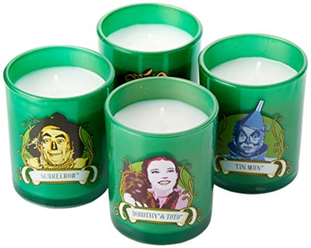 The Wizard of Oz Glass Votive Candle Set: Set of 4