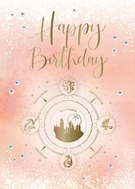 Harry Potter: Hogwarts Constellation Birthday Embellished Card