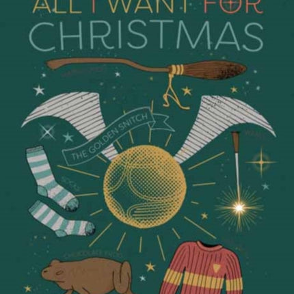 Harry Potter: All I Want For Christmas Embellished Card