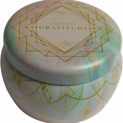 Gratitude Scented Tin Candle (3oz.)