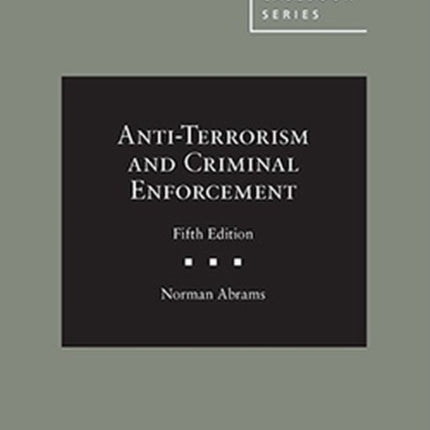 Anti-Terrorism and Criminal Enforcement