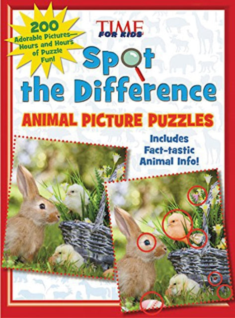 Spot the Difference Animal Picture Puzzles: 200 Adorable Pictures - Hours and Hours of Puzzle Fun