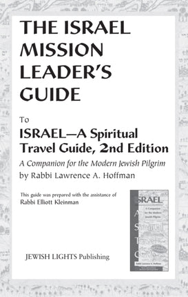 Israel Mission Leader's Guide: to Israel—A