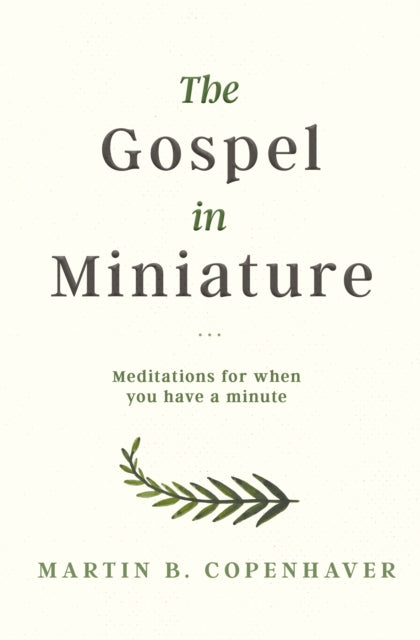 The Gospel in Miniature: Meditations for When You