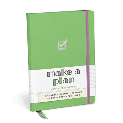 Knock Knock Make a Plan Large Hardcover Planner