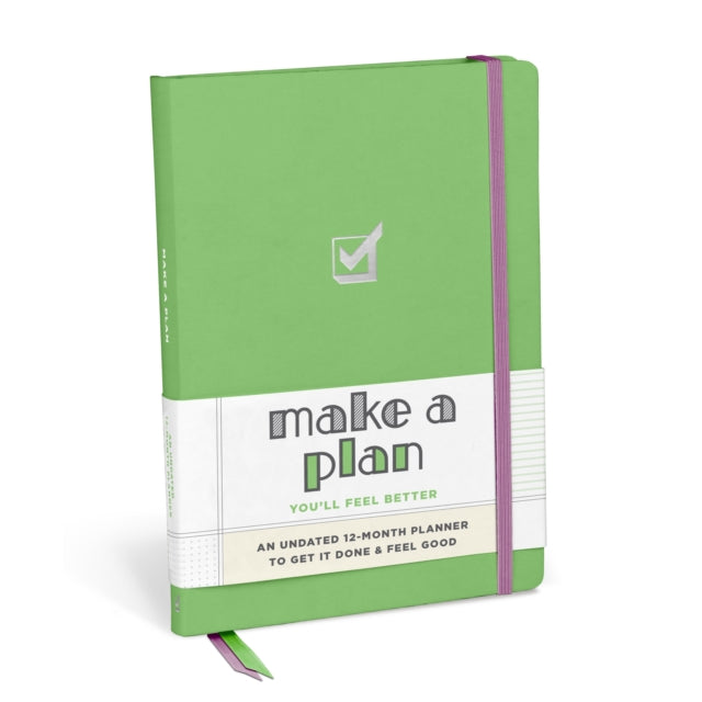 Knock Knock Make a Plan Large Hardcover Planner