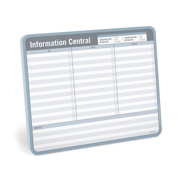 Knock Knock Information Central Paper Mousepad (Blue/Gray)