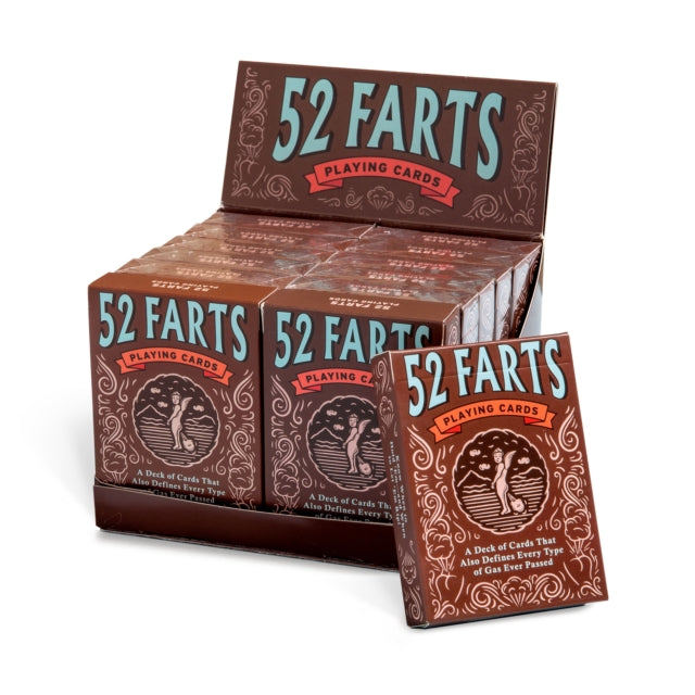 Knock Knock 52 Farts Deck Playing Cards, Filled 12-Pack POP Display