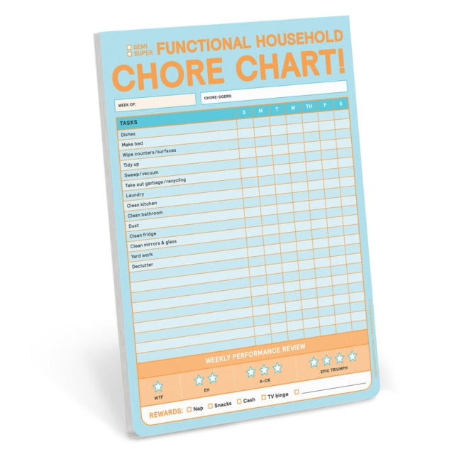 Knock Knock Chore Chart Big  Sticky Notepads