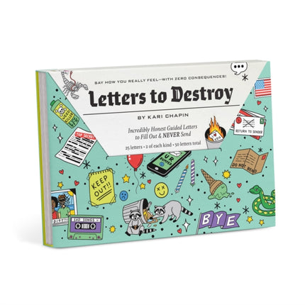 Knock Knock Letters to Destroy Journal