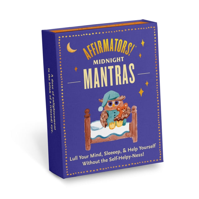 Knock Knock Affirmators Mantras Midnight Affirmation Cards Deck