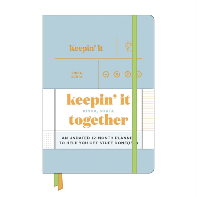 Knock Knock Keepin It Kinda Sorta Together Large Hardcover Planner