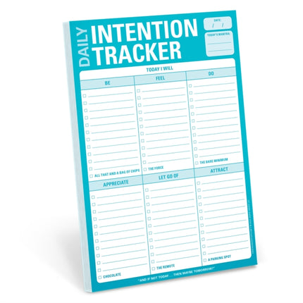 Knock Knock Intention Tracker Pad Pastel Version
