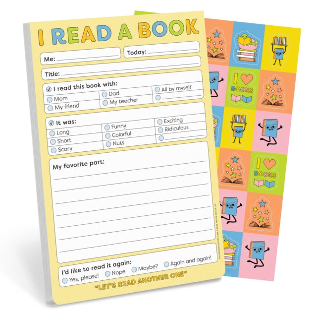 Knock Knock Kids I Read a Book Playtime Pads
